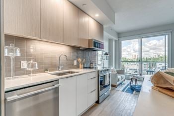 A modern kitchen